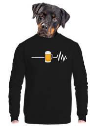 unisex mikina bez kapuce