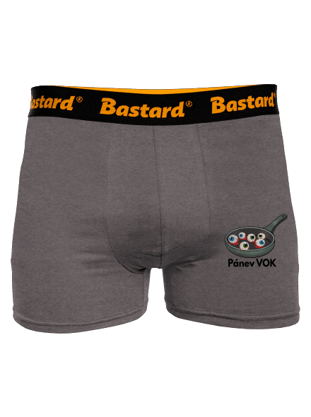 Pánev vok boxerky Gray Melange
