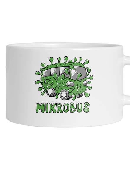 Mikrobus hrnek makronka White