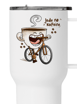 Jedu na kofeinu termohrnek White