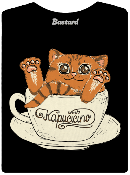 Kapučičíno dámské tričko Black