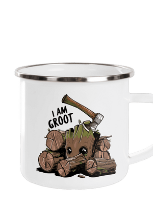 I Am Groot plecháček White