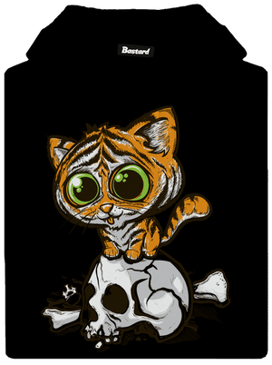 Tygřík pánská mikina klokanka Black