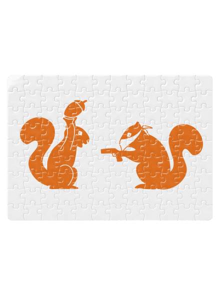 Veverky puzzle White
