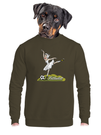 unisex mikina bez kapuce