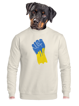 unisex mikina bez kapuce