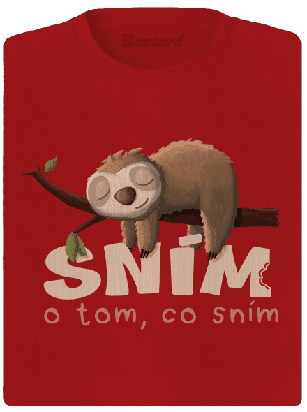Sním o tom, co sním dámské sportovní tričko Red Mal