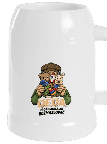 Děda rozmazlovač půllitr White