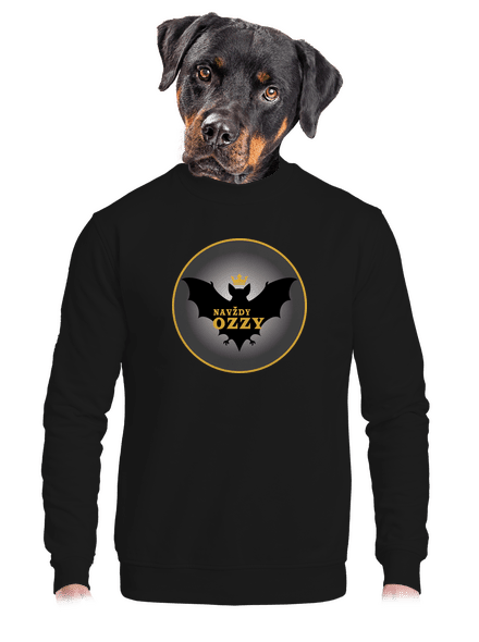 Navždy Ozzy unisex mikina bez kapuce Black