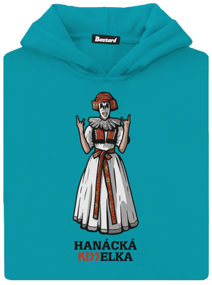 Hanácká Kisselka dětská mikina klokanka Hawaiian Blue