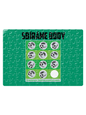 Sbíráme body - fotbal puzzle White
