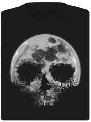 Smrtící úplněk dámské sportovní tričko Black