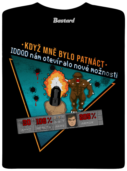B15: Doom pánské dlouhý rukáv Black