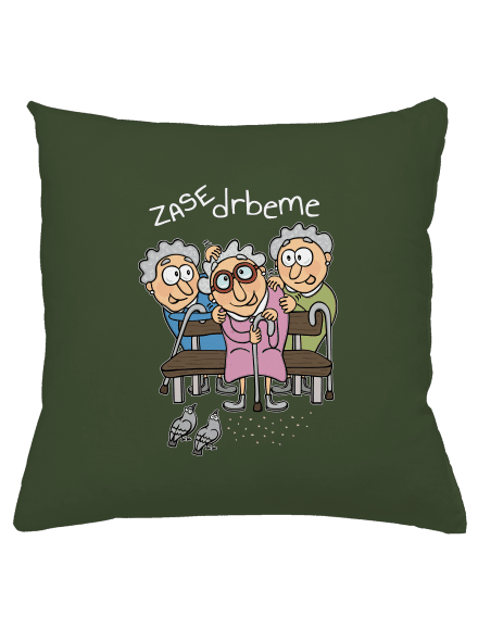 Zase drbeme polštář Olive Green