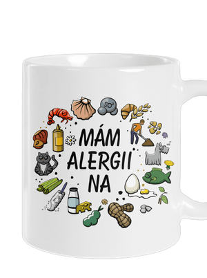 Mám alergii na... + fix klasický hrnek White