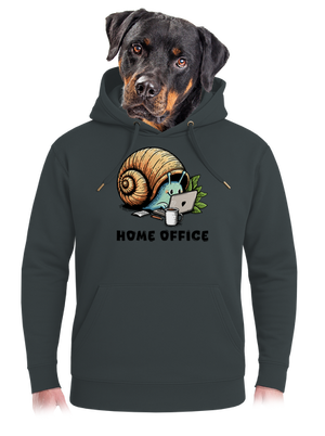 Šnekův home office unisex mikina premium Charcoal