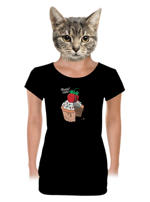 dámské tričko s lemem