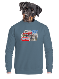 unisex mikina bez kapuce