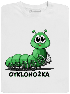 Cyklonožka dětské tričko White