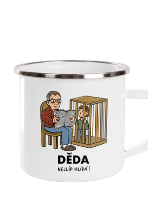 Děda hlídá plecháček White