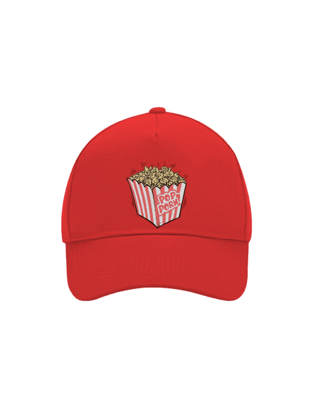 Popporn kšiltovka baseballka Classic Red
