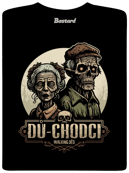 Dů-chodci pánské tričko Black