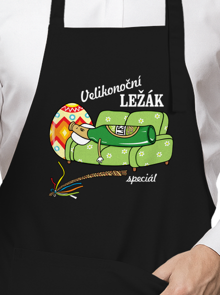 Velikonoční ležák zástěra Black