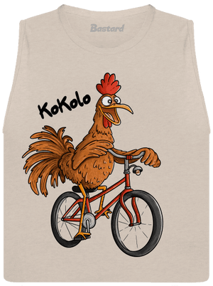 Kokolo dámské tílko volné Heather Peach