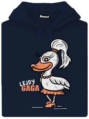 Lejdy Gaga pánská mikina klokanka Navy