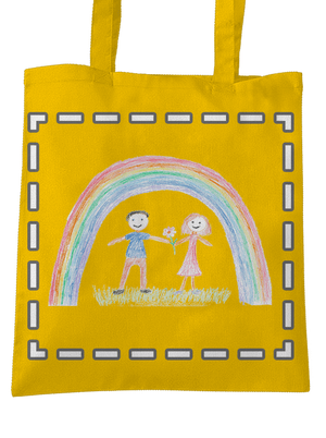 Dětské kresby - nahraj vlastní taška Sunflower