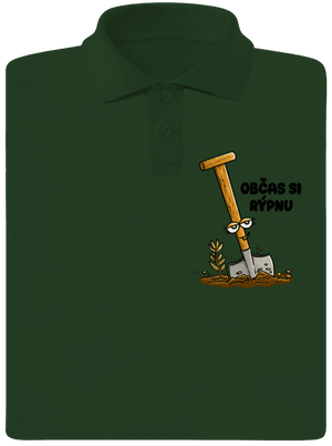 Občas si rýpnu pánská polokošile Bottle Green Mal