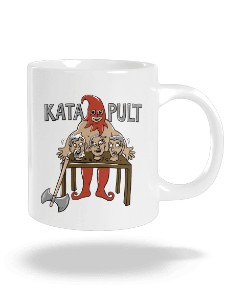 Kata pult velký hrnek White