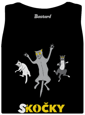 Skočky dámské tílko klasické Black