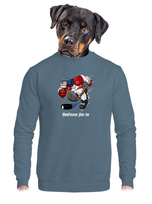 unisex mikina bez kapuce