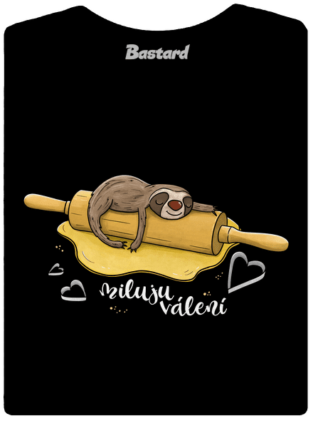 Miluju válení dámské tričko premium Black