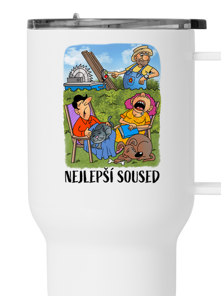 Nejlepší soused termohrnek White