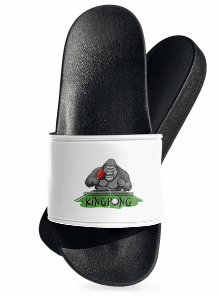 King pong pantofle White