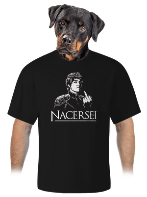 Nacersei unisex tričko oversized Black