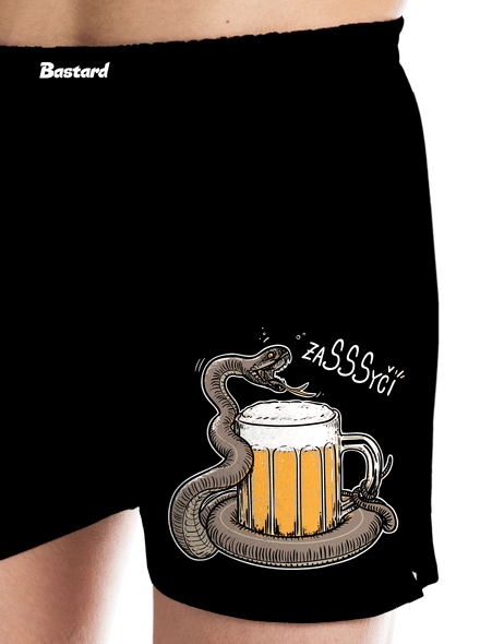 Zasyčí pánské trenky Black