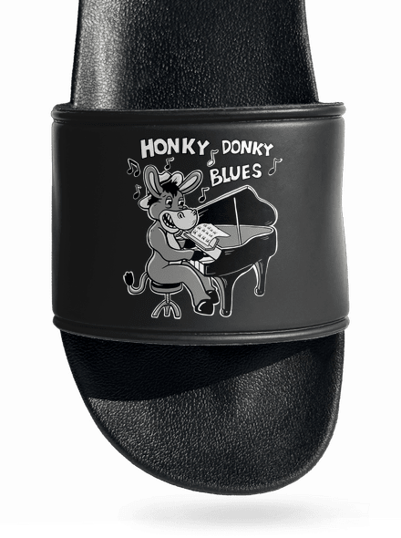 Honky donky blues pantofle Black