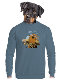 unisex mikina bez kapuce