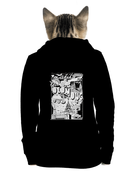 B16: Zažít Olomouc dámská mikina na zip Black