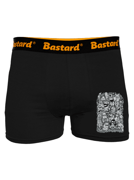 Doodle boxerky Black