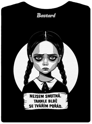 Nejsem smutná dámské tričko Black