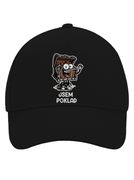 Jsem poklad kšiltovka baseballka Black