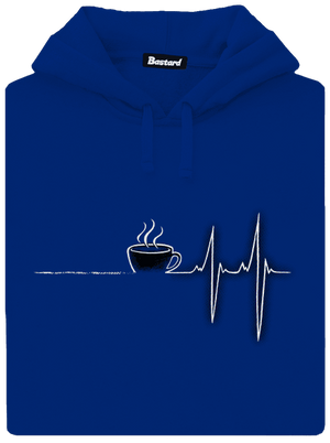 Coffee help dámská mikina klokanka Royal Blue Mal