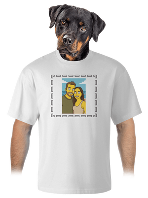 unisex tričko oversized