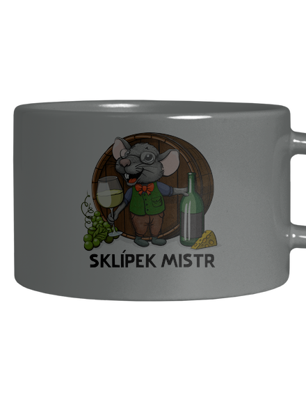 Sklípek mistr hrnek makronka Grey Macaron