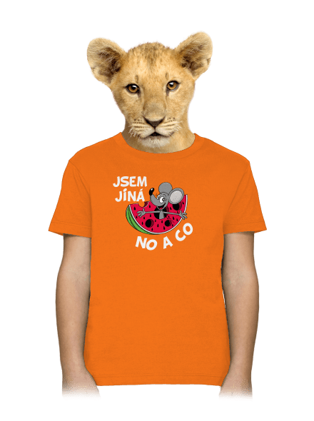 Jsem jiná dětské tričko Orange