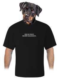 unisex tričko oversized
